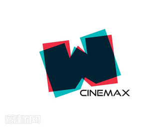 W Cinemax电影工作室logo设计