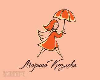 Marina Kozlova心里咨询服务logo设计