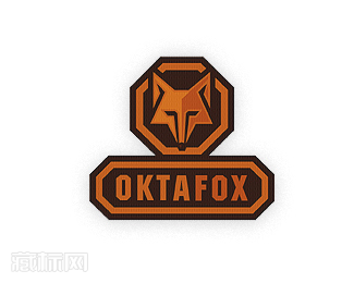 OktaFox狐狸标志设计