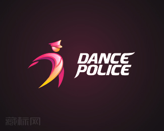 Dance Police跳舞警察标志设计