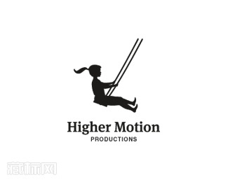 Higher Motion荡秋千logo设计