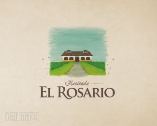 国外El Rosario农场logo设计欣赏