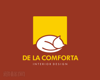 国外De La Comforta室内设计公司标志设计