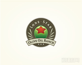 Lone Star孤星橄榄油商标设计图片