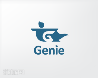 国外Genie阿拉丁神灯logo设计欣赏