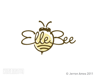 Elle Bee时装标志设计