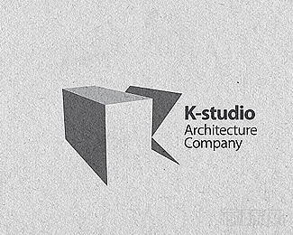 K-studio建筑工作室logo设计