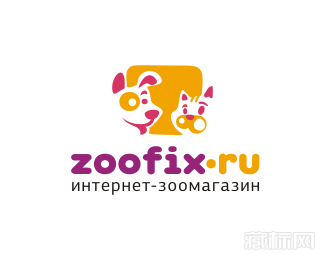 国外zoofix网上宠物商店商标设计欣赏