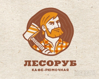 Lesorub伐木工人啤酒标志设计