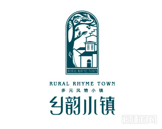 乡韵小镇地产logo设计
