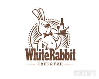 白兔酒吧商标设计