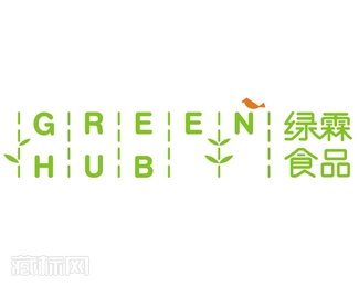 Green Hub绿霖食品logo设计素材
