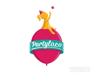 Partyloco网站标志设计