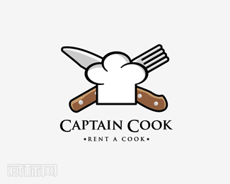 captain cook餐饮logo素材