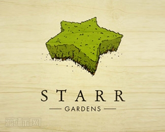Starr Gardens花园标志设计