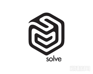 solve盒子logo设计素材