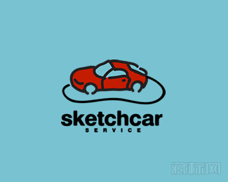 Sketchcar线条汽车标志设计