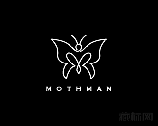 Mothman蝴蝶标识设计
