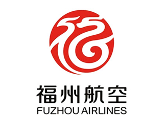 福州航空“龙凤呈福”logo设计图片