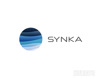 Synka圆形多色渐变标志欣赏