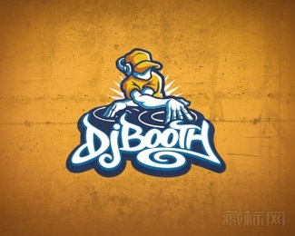 DjBooth标志设计