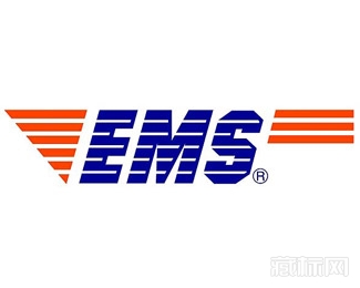 ems快递logo设计