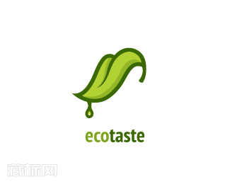 ecotaste舌头唾液logo设计欣赏