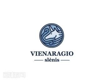 Vienaragio slenis独角兽logo设计