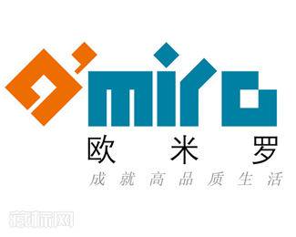 OMIRO欧米罗logo设计