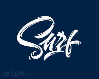 Surf网络公司字体设计