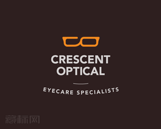 Crescent Optical眼镜品牌商标设计