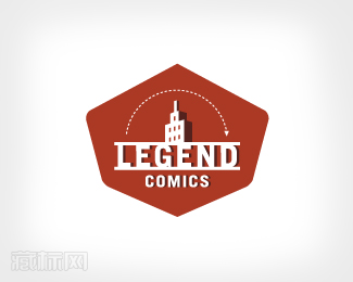 Legend Comics漫画书店logo欣赏