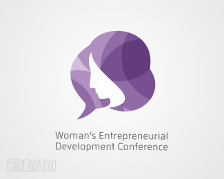 WEDC女人创业发展会议标志设计
