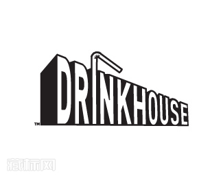 Drinkhouse 苏打饮料公司标志设计欣赏