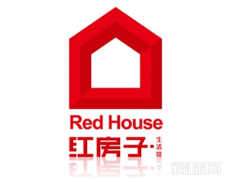 红房子.生活馆标志设计