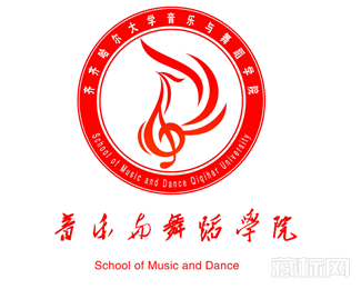齐齐哈尔大学音乐与舞蹈学院标志释义