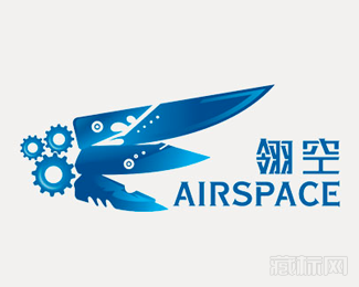 Air Space翎空机械商标设计