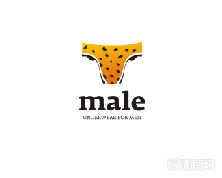 Male豹纹小内裤logo欣赏