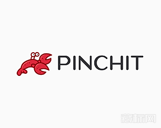 pinchit螃蟹logo设计