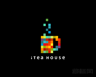 iTea HOUSE茶房子标志设计