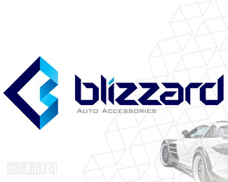 Blizzard进行汽车用品标志设计
