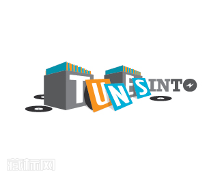 tunesinto音乐工作室logo设计