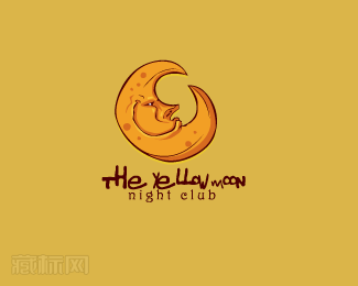 Yellow moon黄色月亮logo设计欣赏