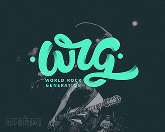 world rock generation摇滚字体设计