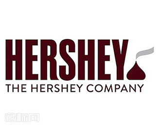 HERSHEY好时之吻巧克力标志字体