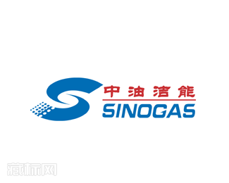 SINOGAS中油洁能集团logo设计