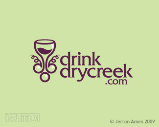 国外Drycreek葡萄酒logo欣赏