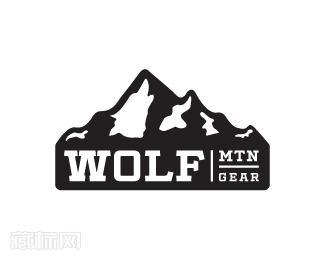 国外Wolf Mountain Gear 户外品牌商标设计