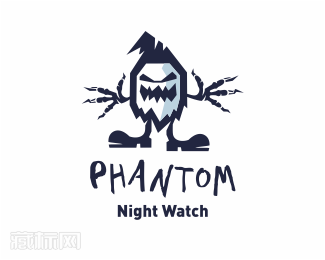 Phantom幻影怪兽标志设计
