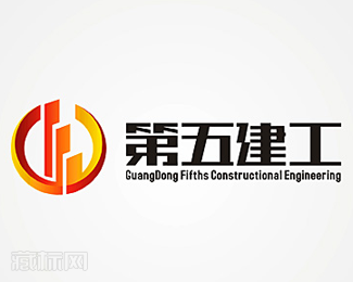 广东省第五建筑工程公司标志